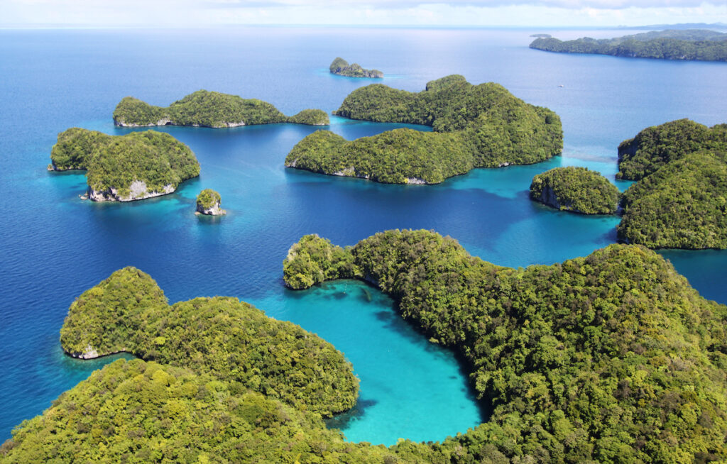 1. About Palau Aerial Shot